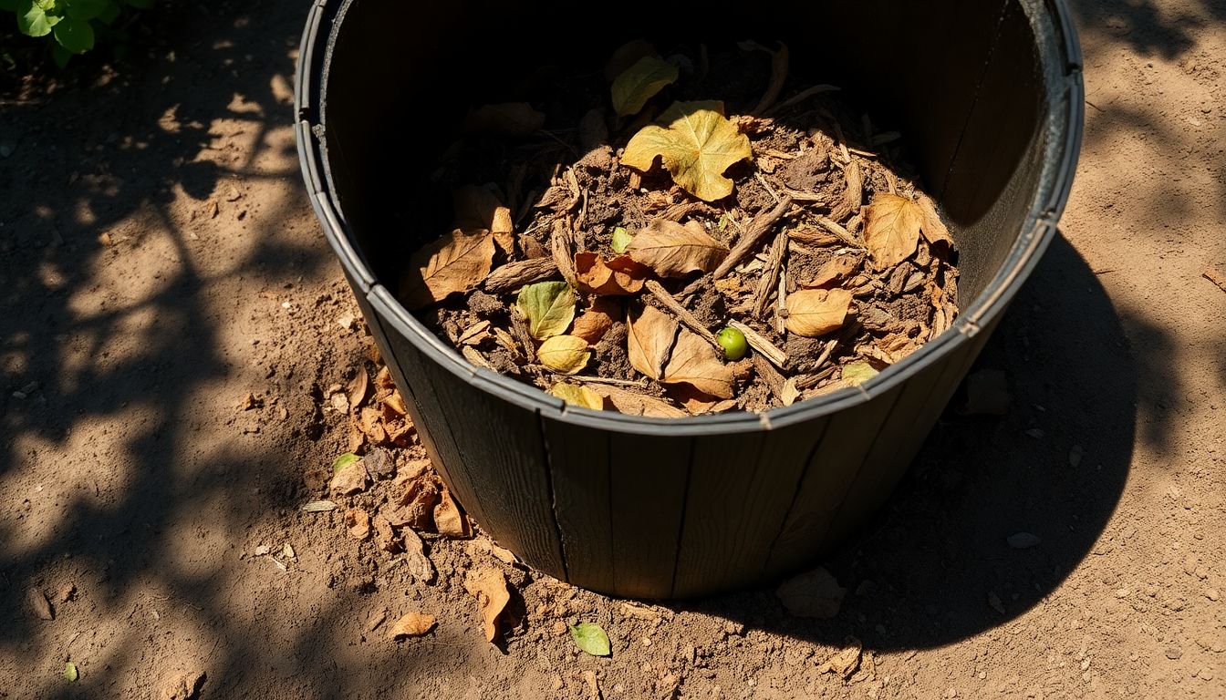how to make compost in a tumbler