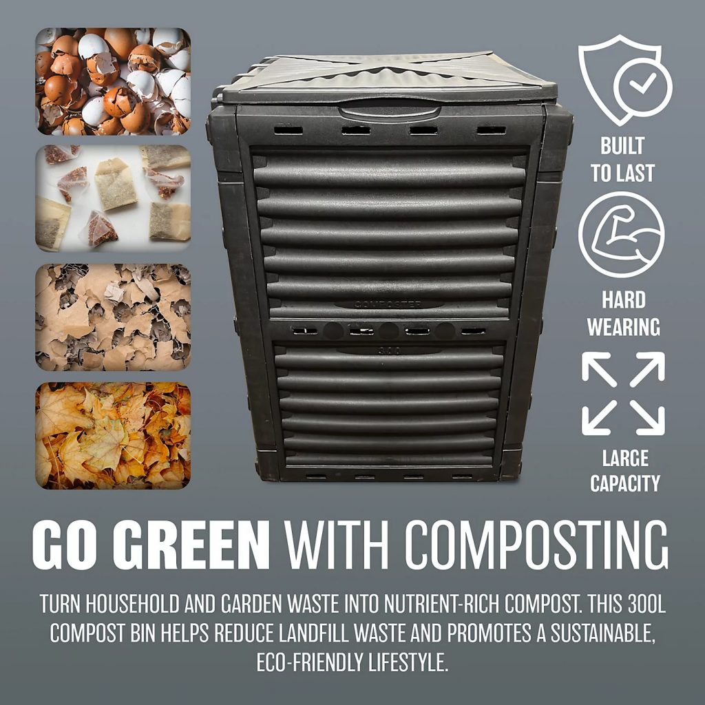 300L Outdoor Garden Composter
