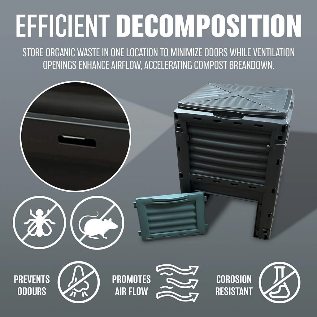 300L Outdoor Garden Composter