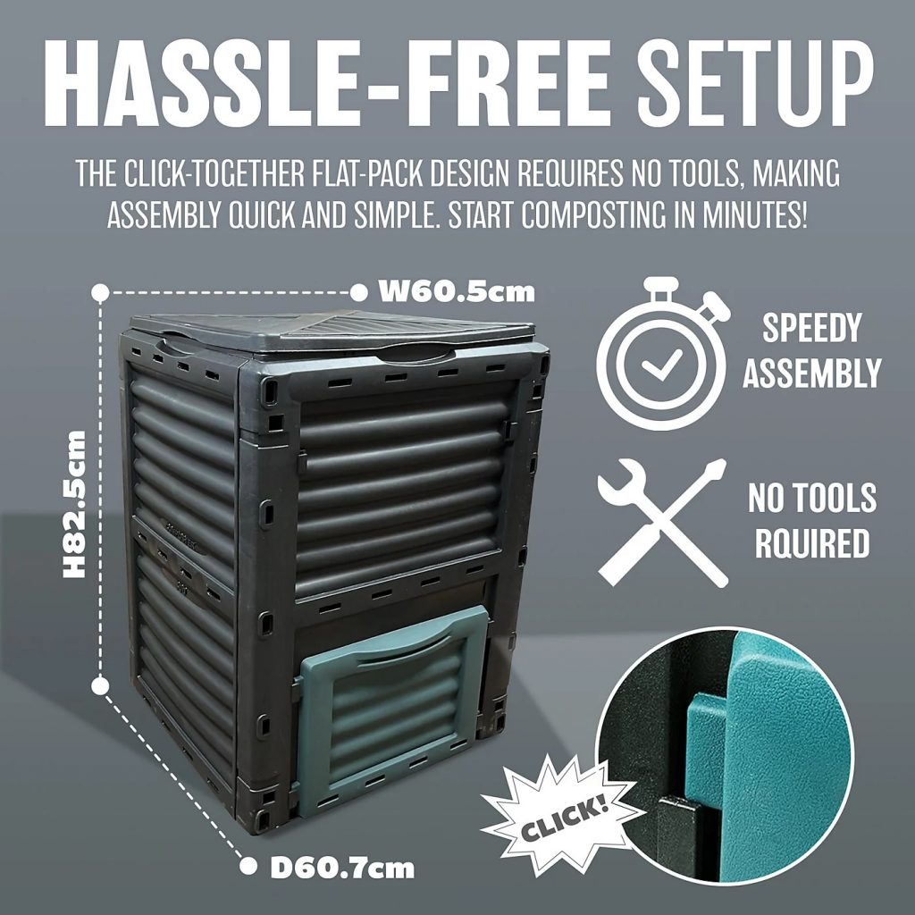 300L Outdoor Garden Composter