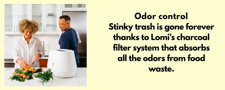 Lomi 2 kitchen countertop food recycler