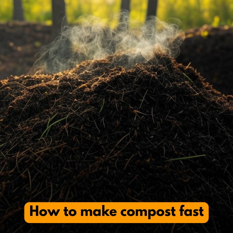 How to make compost fast