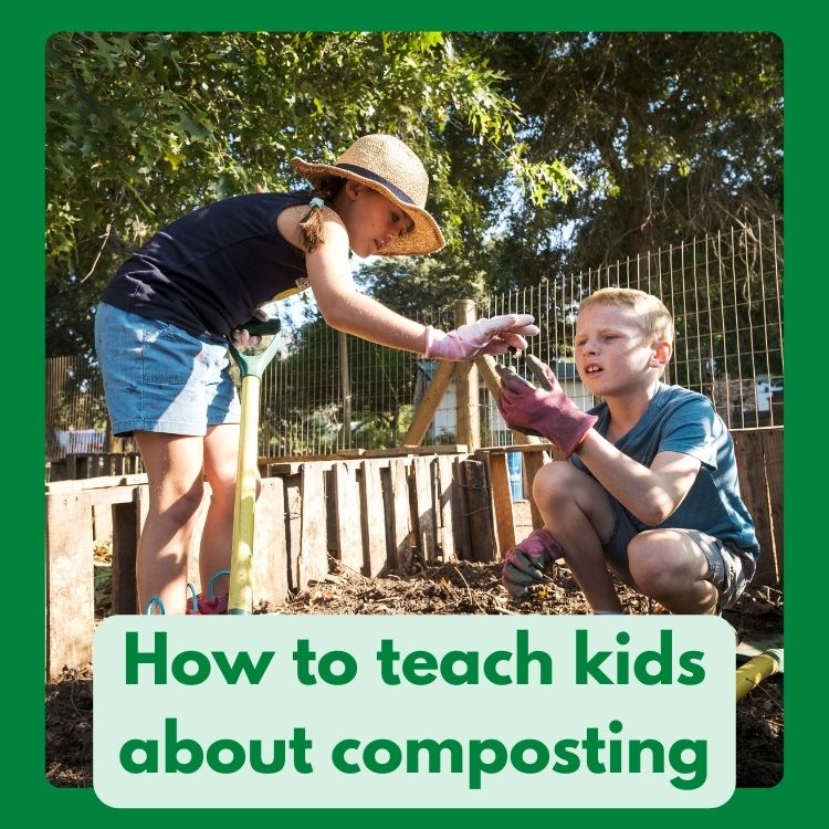 How to teach kids about composting