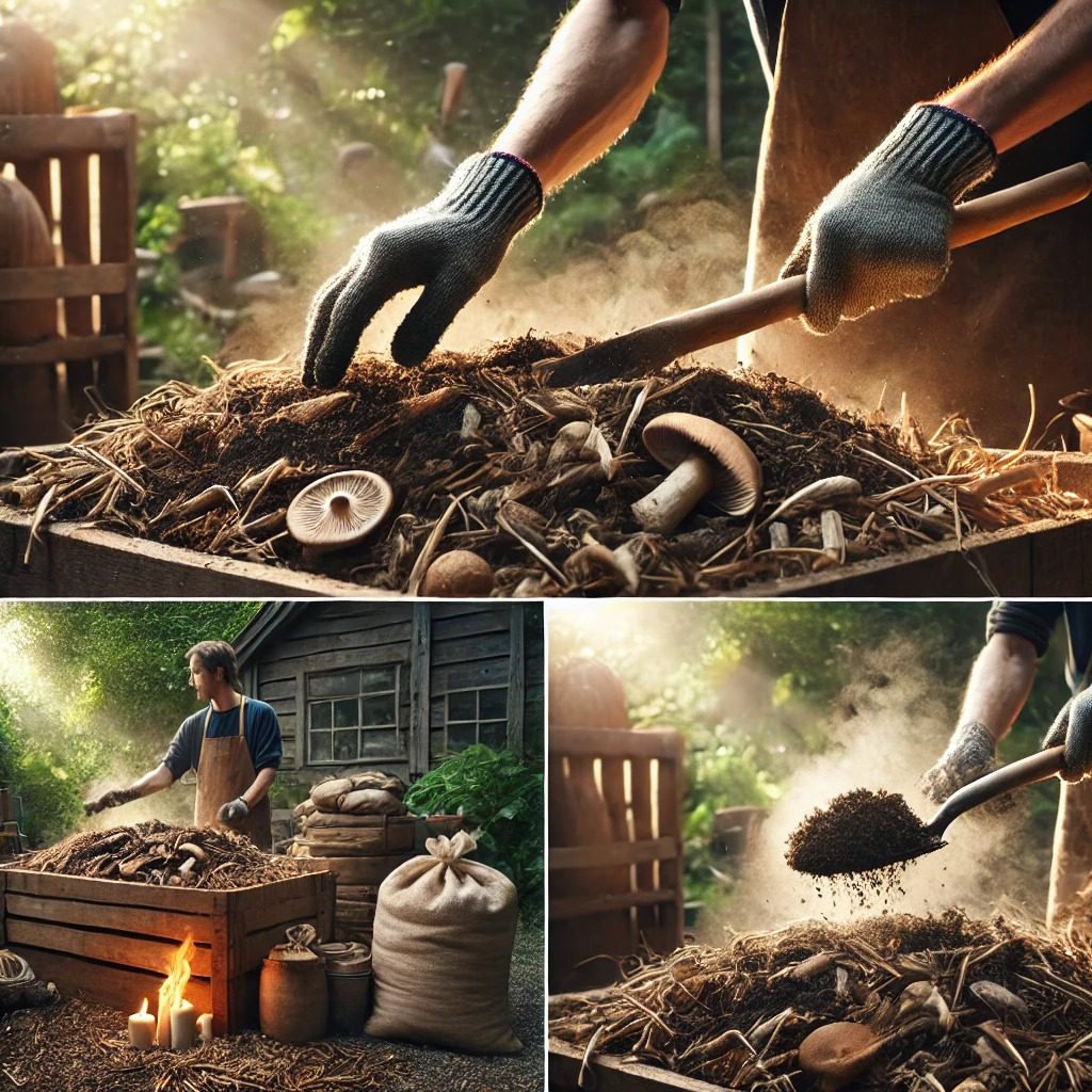 How to make your own mushroom compost