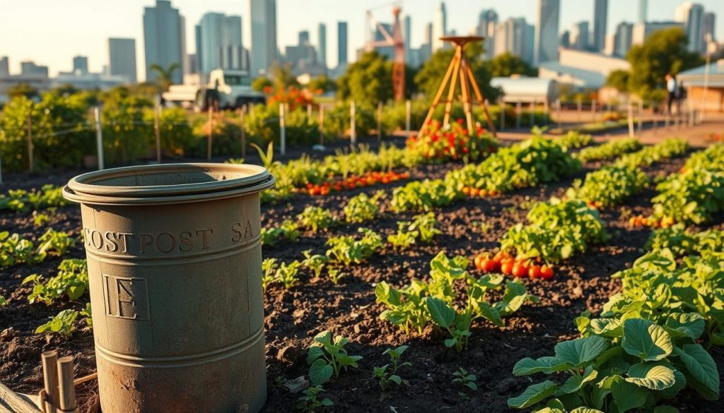How to make compost in a small garden