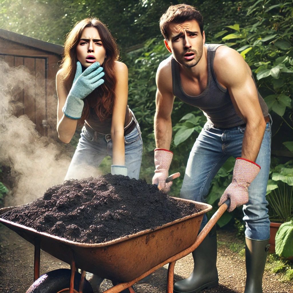 How to fix smelly compost