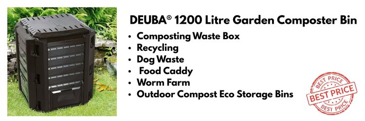 DEUBA® 1200 Litre Garden Composter Bin