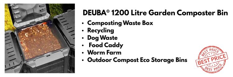 DEUBA® 1200 Litre Garden Composter Bin