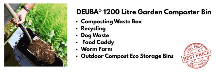 DEUBA® 1200 Litre Garden Composter Bin