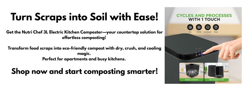 Nutrichef 3l Electric Kitchen Composter