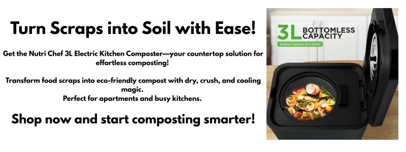 Nutrichef 3l Electric Kitchen Composter