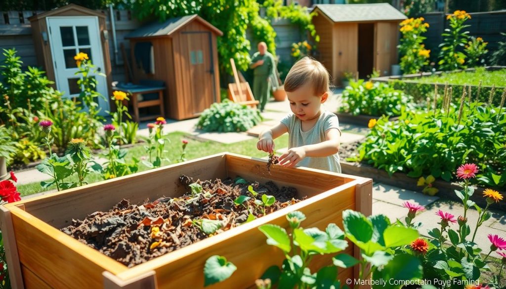 DIY compost bin setup DIY compost bin setup
