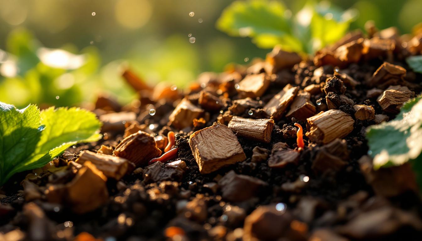 Wood Chips in Compost