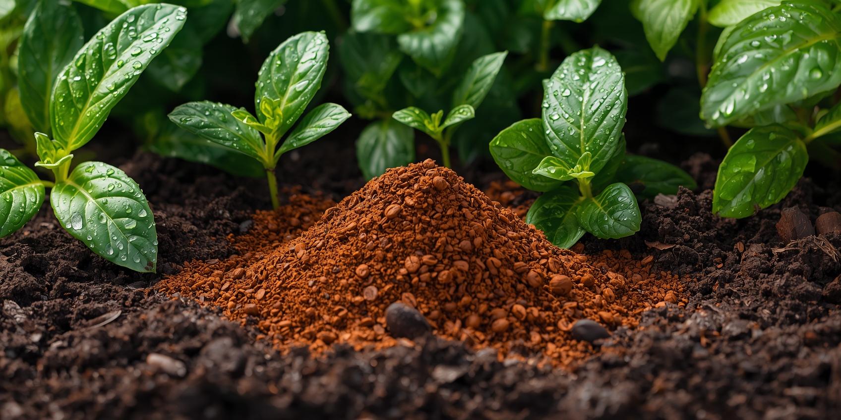 The Benefits of Coffee Grounds to a Garden