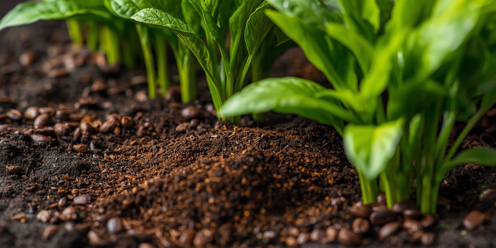 The Benefits of Coffee Grounds to a Garden