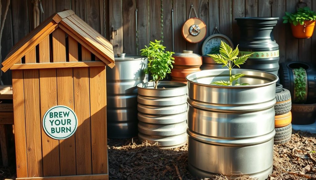 What is a good DIY compost bin?