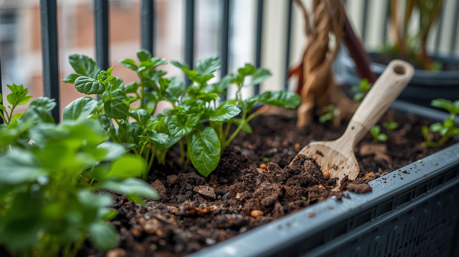 Urban composting tips for balcony gardeners